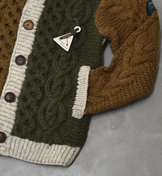 ★50％off 【HIMALAYAN CLIMBER'S HAND-KNIT】ヒマラヤンクライマーズハンドニット Crazy Shawl Cardigan "2Color"