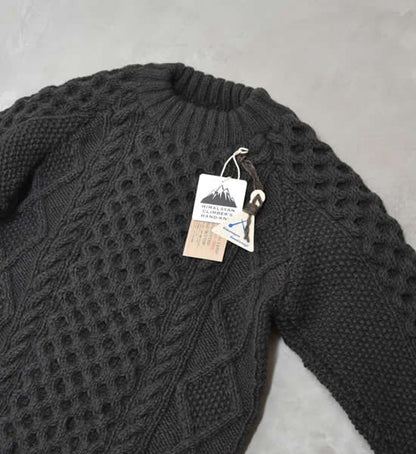 ★50%off 【HIMALAYAN CLIMBER'S HAND-KNIT】ヒマラヤンクライマーズハンドニット Crew Neck Sweater "3Color"