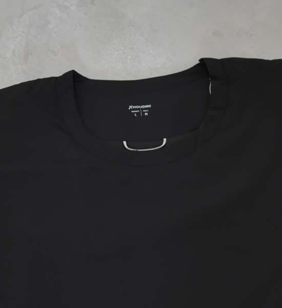 【HOUDINI】フーディニ unisex All Weather Tee "True Black"