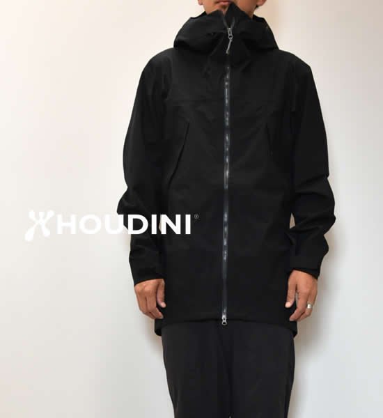 【HOUDINI】フーディニ men's Leeward Jacket "True Black"