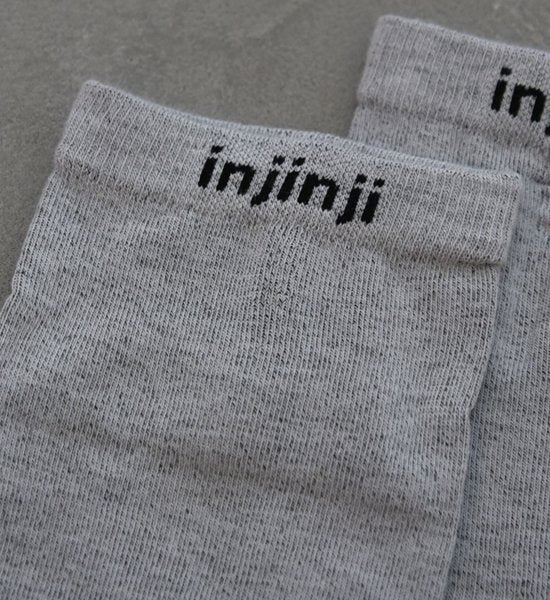 【injinji】インジンジ Liner＋Runner Mini Crew "エバーグレード" ※ネコポス可