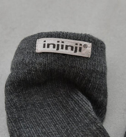 【injinji】インジンジ men's Liner＋Hiker Crew "Charcoal"