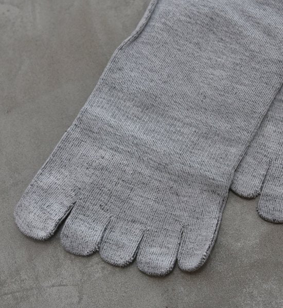 【injinji】インジンジ men's Liner＋Hiker Crew "Charcoal"