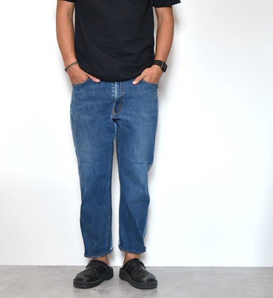 【Sunny side up】サニーサイドアップ unisex Remake 2 For 1 Denim Pants "Blue"