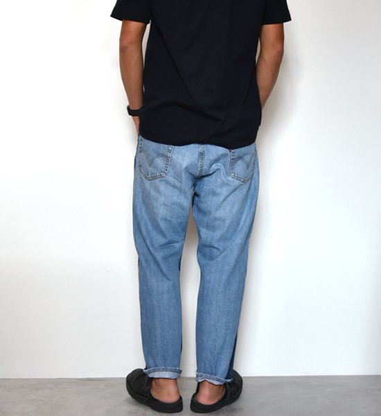 【Sunny side up】サニーサイドアップ unisex Remake 2 For 1 Denim Pants "Blue"