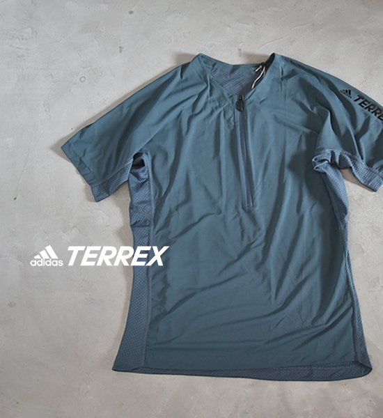 ★30%off【adidasTERREX】アディダス Agravic Zip Tee  ※ネコポス可