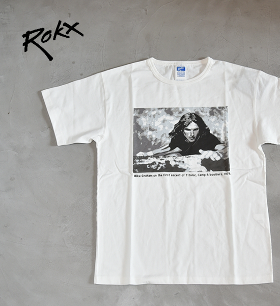 ★30%off【ROKX】ロックス Titanic Tee "White" ※ネコポス可