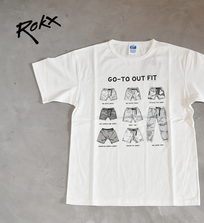 ★30%off【ROKX】ロックス The Bottoms Tee "White" ※ネコポス可