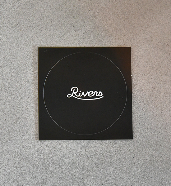 【RIVERS】リバーズ Sticker Rivers RS Standard "Black" ※ネコポス可