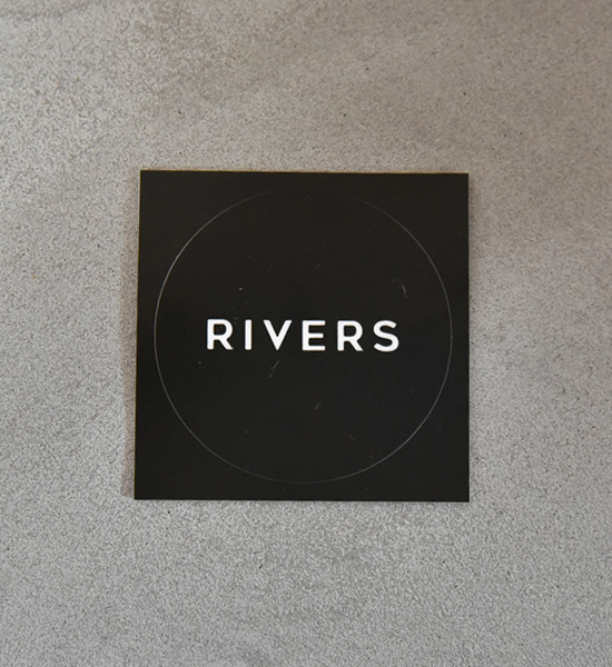 【RIVERS】リバーズ Sticker Rivers RS Box "Black" ※ネコポス可