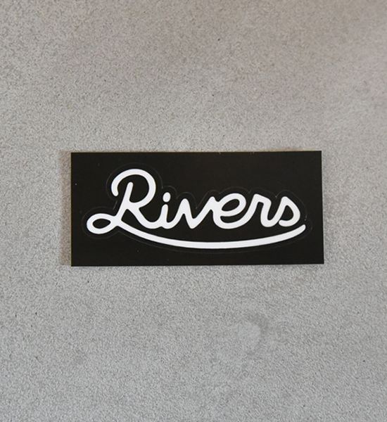 【RIVERS】リバーズ Sticker Rivers Standard S "Black" ※ネコポス可