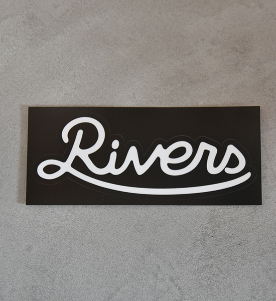 【RIVERS】リバーズ Sticker Rivers Standard L "Black" ※ネコポス可