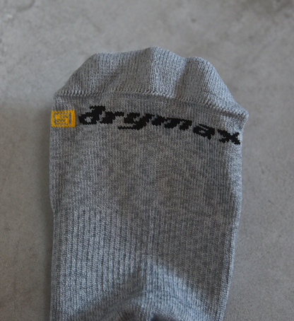 【drymax】ドライマックス LiteTrail Running Crew "Gray×Black" ※ネコポス可