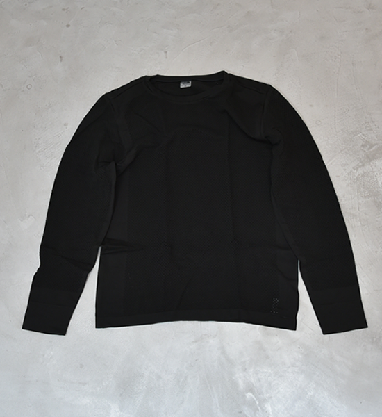 【THE NORTH FACE】ザノースフェイス men's L/S 100DRY Crew "Black"