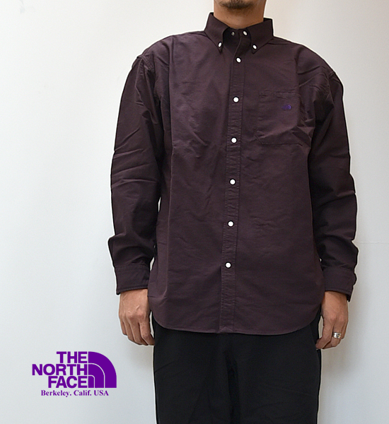 ★30%off【THE NORTH FACE PURPLE LABEL】ノースフェイスパープルレーベル men's Cotton Polyester OX B.D. Shirt "2Color"