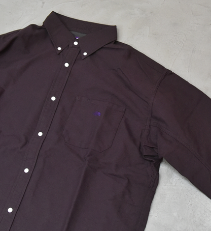 ★30%off【THE NORTH FACE PURPLE LABEL】ノースフェイスパープルレーベル men's Cotton Polyester OX B.D. Shirt "2Color"