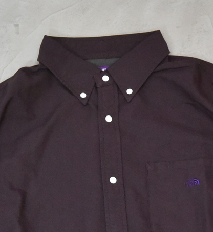 ★30%off【THE NORTH FACE PURPLE LABEL】ノースフェイスパープルレーベル men's Cotton Polyester OX B.D. Shirt "2Color"