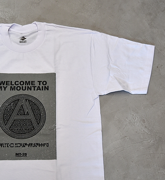 【Mountain Research】マウンテンリサーチ Title Tee "White" ※ネコポス可