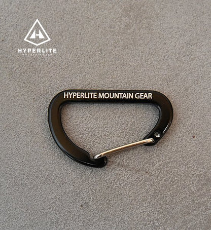 【Hyperlite Mountain Gear】ハイパーライトマウンテンギア The Flat Micro D Carabiner ”Black” ※ネコポス可