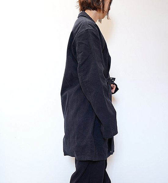 ★30%off【NAPRON】ナプロン Shawl Collar Coat ”Navy"