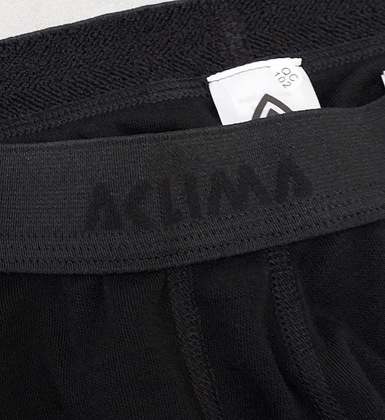 【ACLIMA】アクリマ men's Warm Wool Longs "Jet Black"