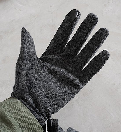 【AXESQUIN】アクシーズクイン Wool Inner Glove 262 "ケシズミイロ" ※ネコポス可