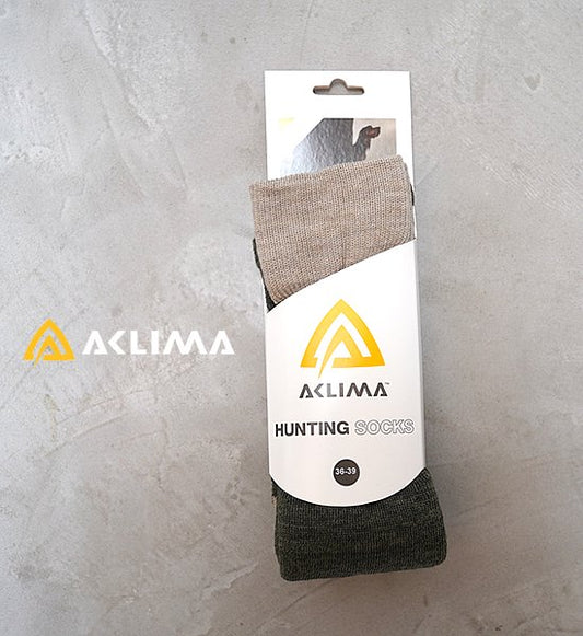 【ACLIMA】アクリマ Warmwool Hunting Socks "Olive"