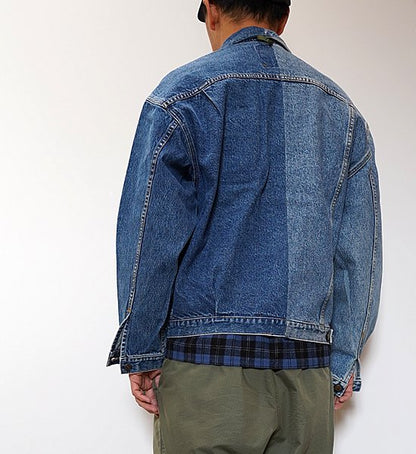 【Sunny side up】サニーサイドアップ 2 For 1 Denim Jacket "Blue"