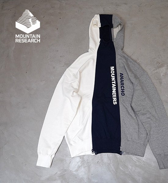 ★30%off【Mountain Research】マウンテンリサーチ 4 Zip Parka ”White×Navy×Gray”