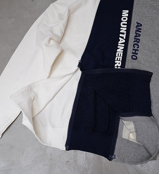 ★30%off【Mountain Research】マウンテンリサーチ 4 Zip Parka ”White×Navy×Gray”