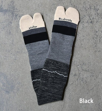 【atelier Blue bottle】アトリエブルーボトル Hiker's Socks Striped "6Color" ※ネコポス可