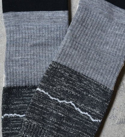 【atelier Blue bottle】アトリエブルーボトル Hiker's Socks Striped "6Color" ※ネコポス可