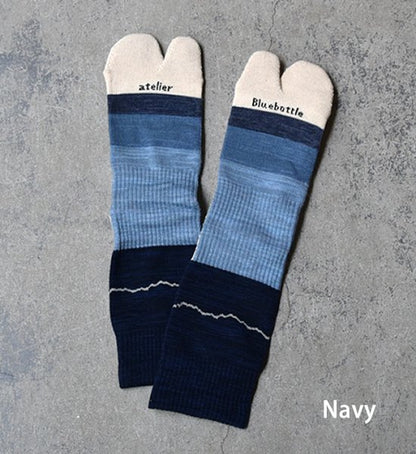 【atelier Blue bottle】アトリエブルーボトル Hiker's Socks Striped "6Color" ※ネコポス可