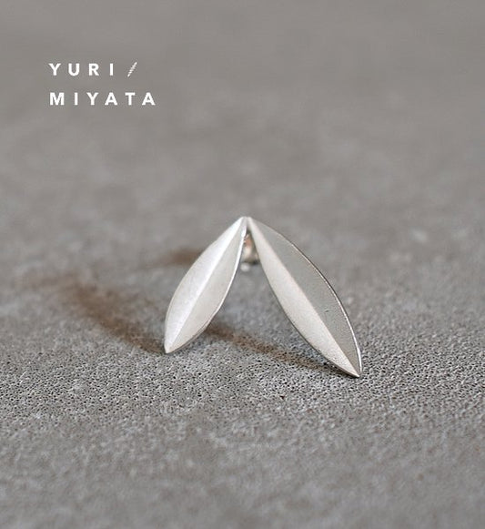 【YURI/MIYATA】ミヤタ ユリ Pierce Leaf / Seven "Silver"