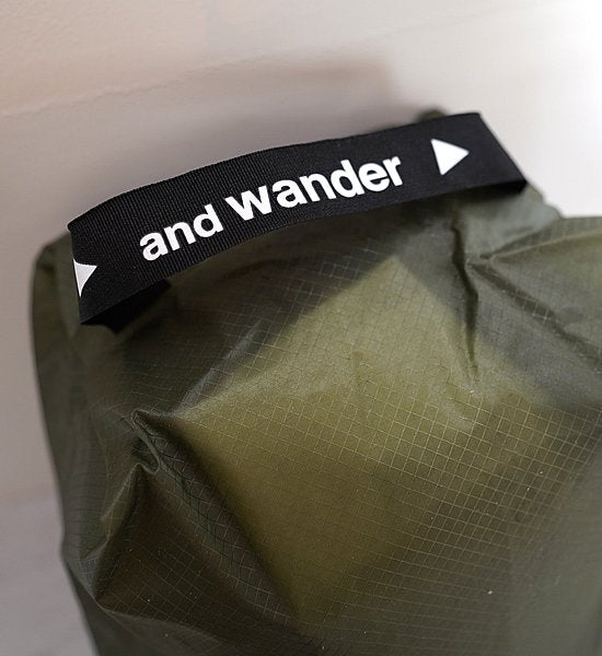 【and wander】アンドワンダー sil stuffsack small ”2Color” ※ネコポス可