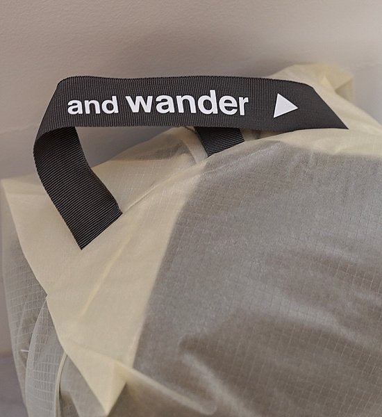 【and wander】アンドワンダー sil stuffsack medium ”2Color” ※ネコポス可