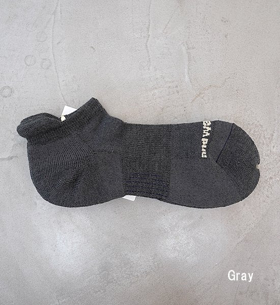 【and wander】アンドワンダー wool short socks "3Color" ※ネコポス可