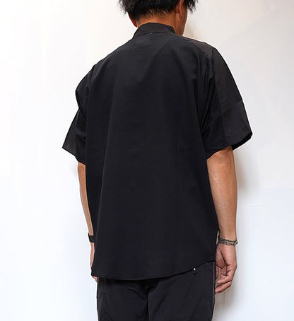 ★30%off 【and wander】アンドワンダー men's tech short sleeve shirt "2Color"