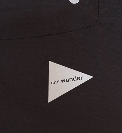 ★30%off 【and wander】アンドワンダー men's tech short sleeve shirt "2Color"