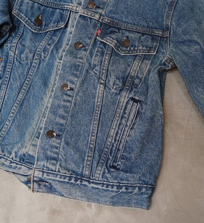 【Sunny side up】サニーサイドアップ women'ｓ 2 For 1 No Collar Denim Jacket "Blue"