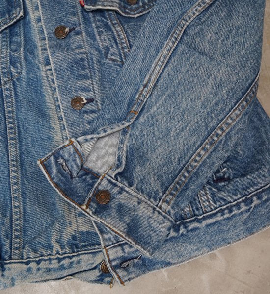 【Sunny side up】サニーサイドアップ women'ｓ 2 For 1 No Collar Denim Jacket "Blue"