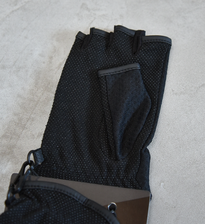 【AXESQUIN】アクシーズクイン UV Mesh Finger Cut Glove "2color" ※ネコポス可