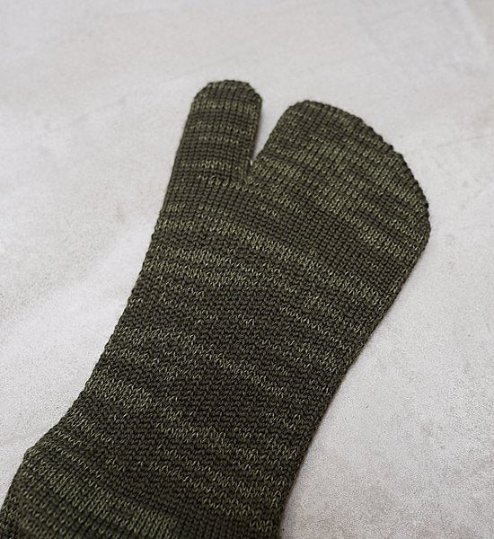 【STRIDE】ストライド Stride Yubi Socks Fluffy "Green"