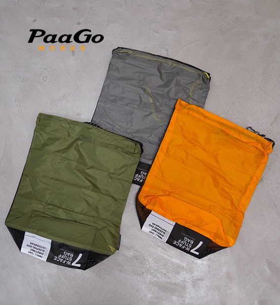 【PaaGo WORKS】パーゴワークス W-Face Stuffbag 7 "3Color"