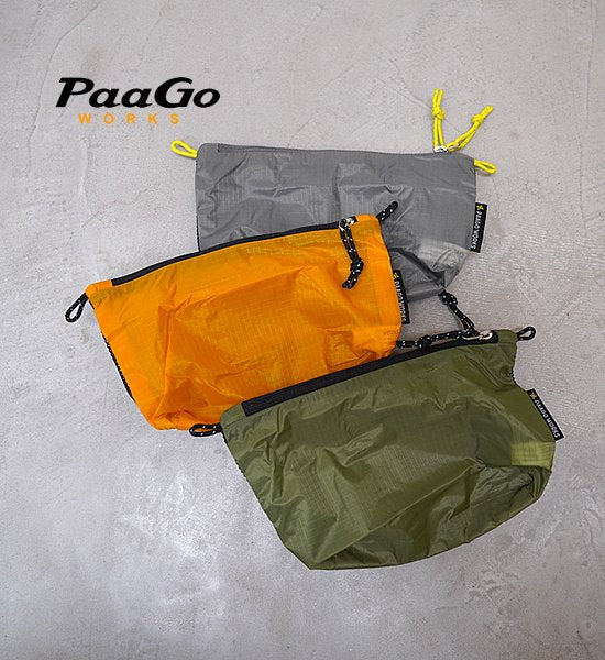 【PaaGo WORKS】パーゴワークス W-Face Pouch 1 "3Color" ※ネコポス可