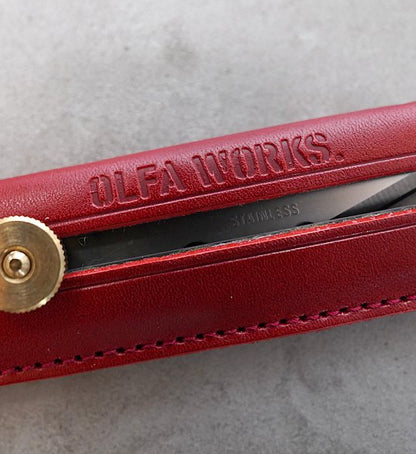 【OLFA WORKS】オルファワークス 数量限定 Bushcraft Knife Leather "2Color"