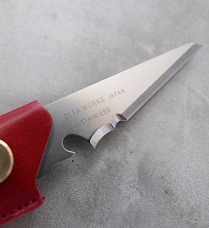 【OLFA WORKS】オルファワークス 数量限定 Bushcraft Knife Leather "2Color"