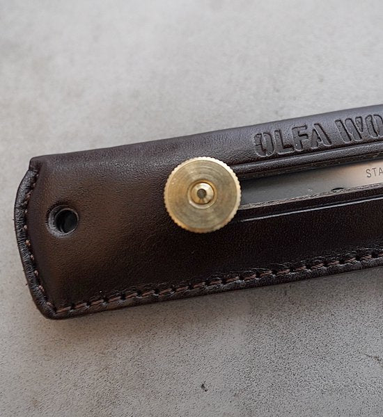 【OLFA WORKS】オルファワークス 数量限定 Bushcraft Knife Leather "2Color"