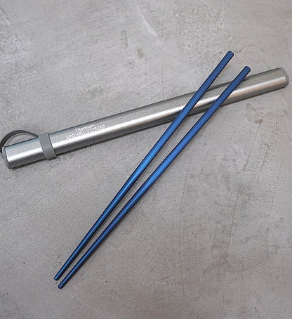 【Toni Fabrioli】Stout Titanium Chopsticks Kit "Blue" ※ネコポス可