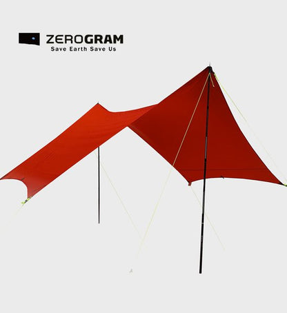 【ZEROGRAM】ゼログラム Minimalist Hexa tarp21 "Red"